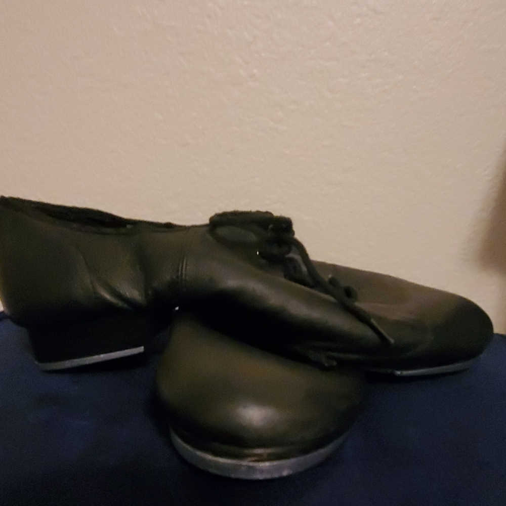 Black tap shoes